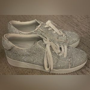 Betsy Johnson Rhinestone Tennis Shoes